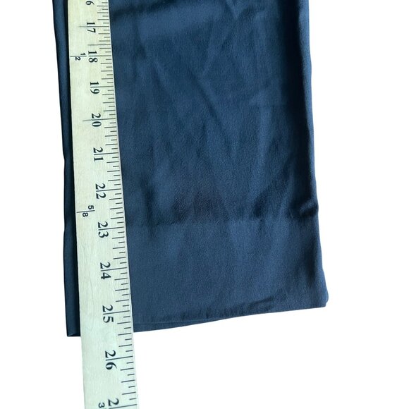 Theory Womens Black Tappered Leg Pleated Pants Silk & Spandex Blend Size 10 - Picture 4 of 13